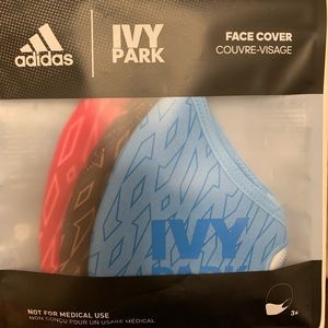 Ivy (Icy) park 3 pack monogram face masks